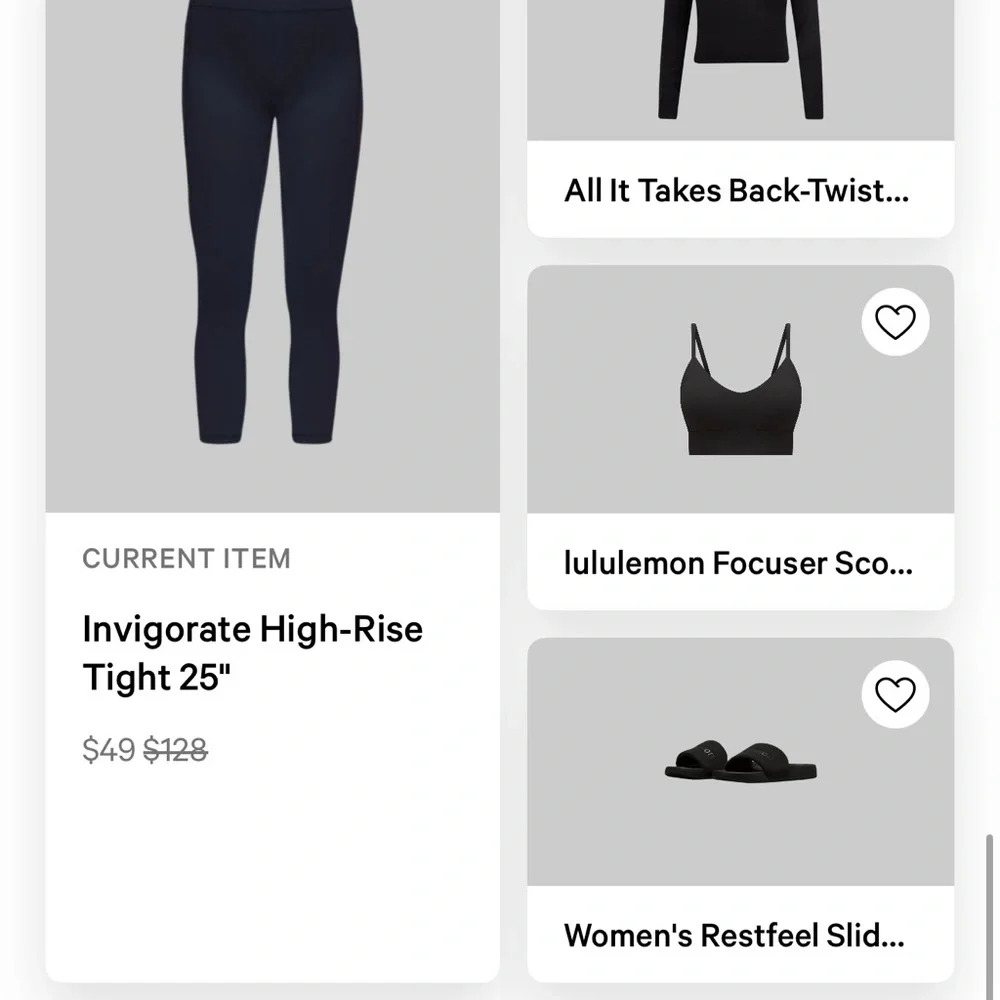 Lululemon Invigorate High-Rise Tight 25" - Picture 7 of 12